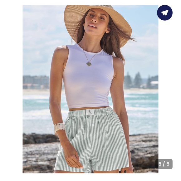 Comfy Striped Sleep Boxer Shorts - Picture 3 of 9